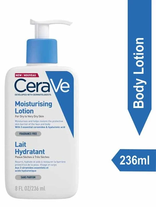 Cerave Moisturizing Lotion For Dry To Very Dry Skin (236ml)
