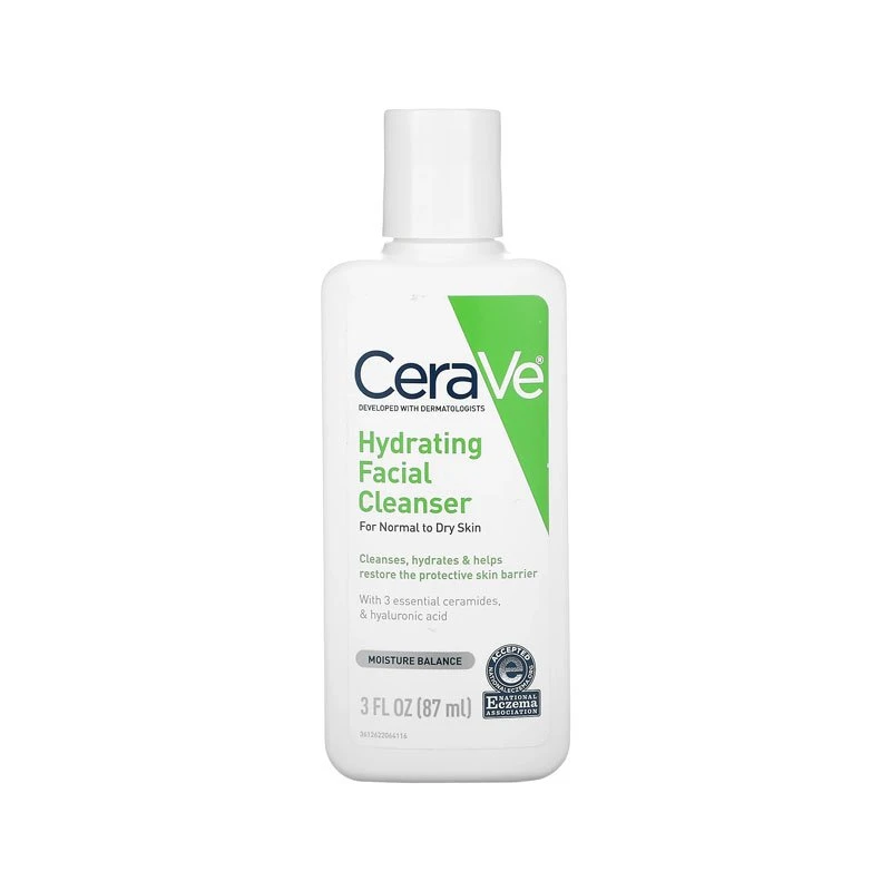 Cerave Hydrating Facial Cleanser For Normal To Dry Skin – 87ml