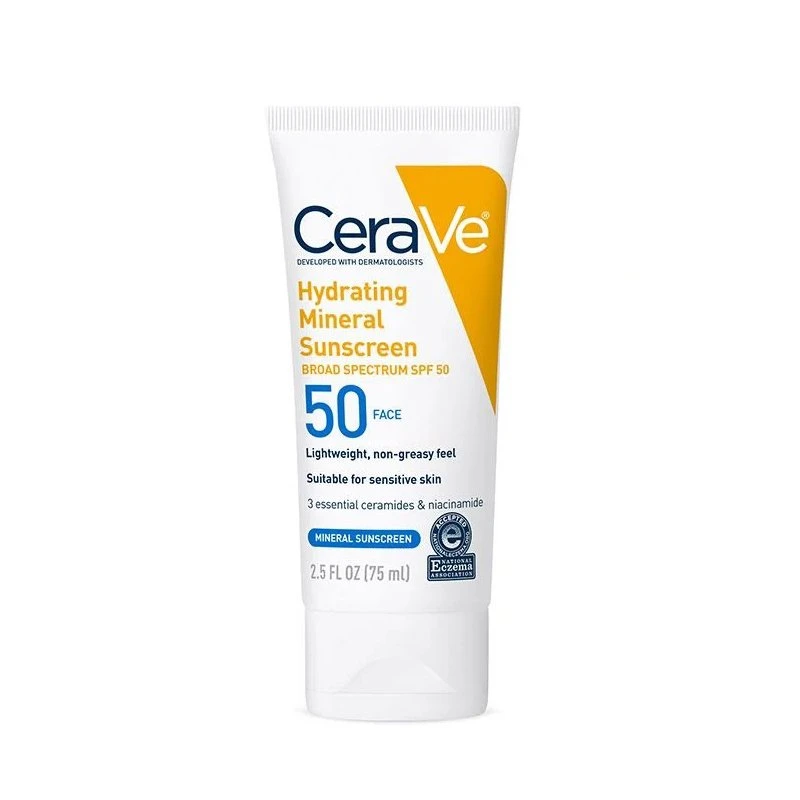 Cerave Hydrating Mineral Sunscreen spf50