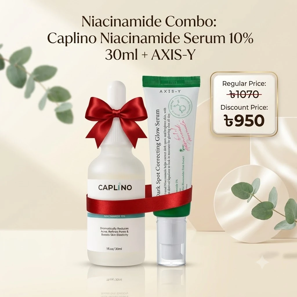 Niacinamide Combo Caplino Niacinamide Serum 10% 30ml + AXIS-Y