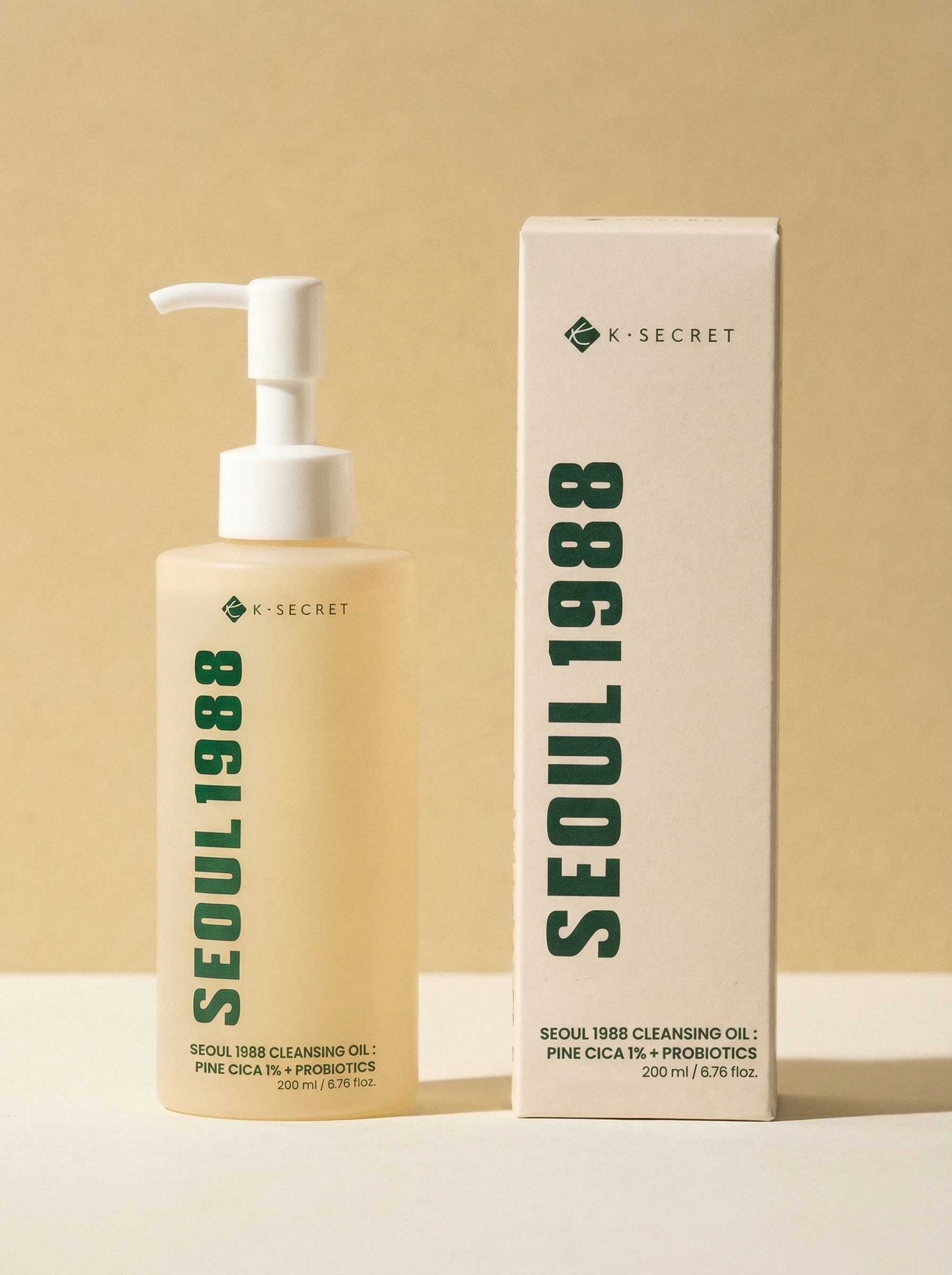 K-Secret Seoul 1988 Cleansing Oil Pine Cica + Probiotics