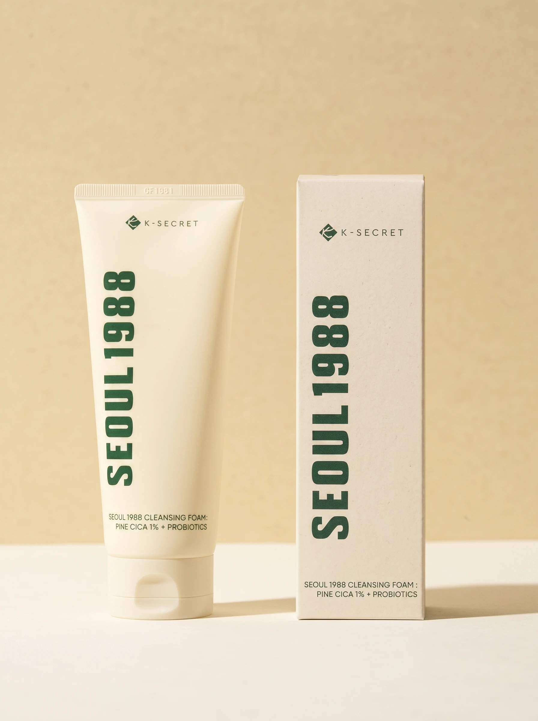 K-Secret Seoul 1988 Cleansing Foam Pine Cica + Probiotics 150 ml