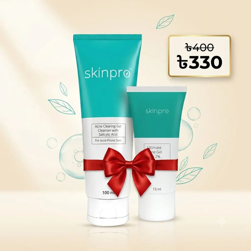 SkinPro Acne Care Duo (Acne Clearing Gel Cleanser + Ultimate Acne Gel)